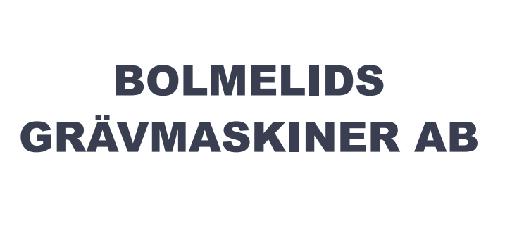 Bolmelids Grävmaskiner AB